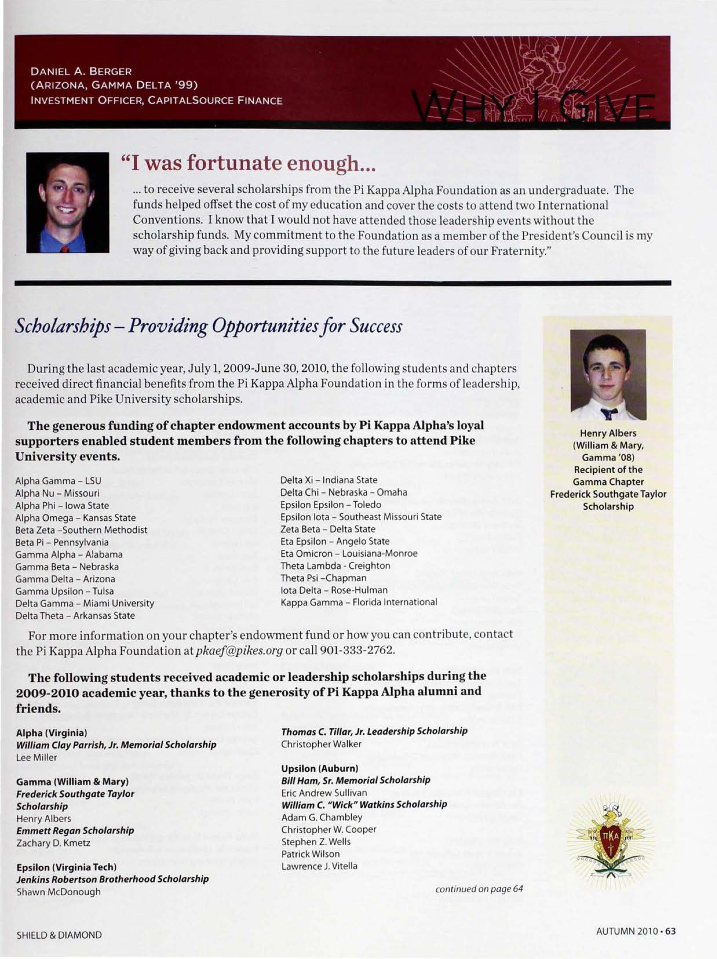 Scholarship-Providing Opportunities for Success